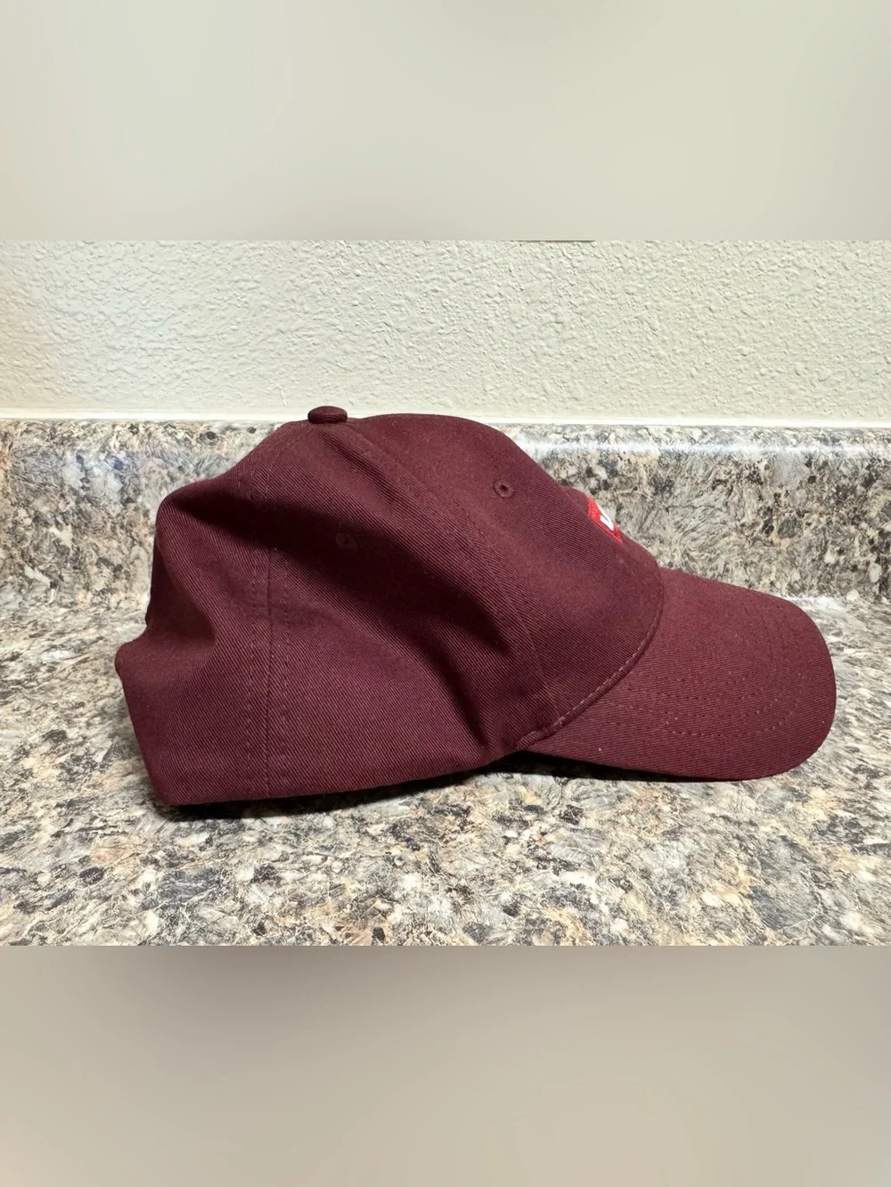 Kids Levi's Burgundy Baseball Cap with Red Logo (58cm/23in)